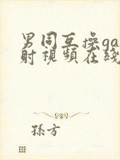 男同互操gay射视频在线看免费版完整