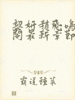 黎妍赵飞鸣笔趣阁最新章节更新