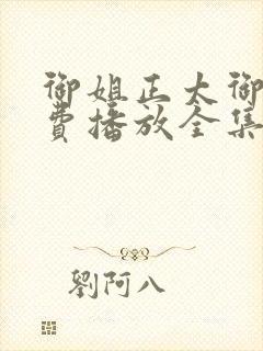 御姐正太御姐免费播放全集封面