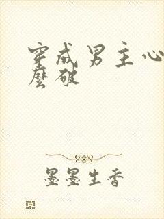 穿成男主心魔怎么破封面