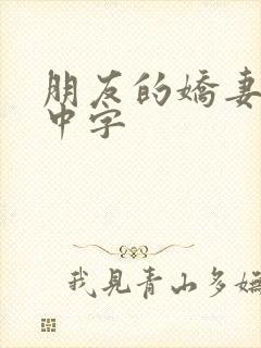 朋友的娇妻hd中字