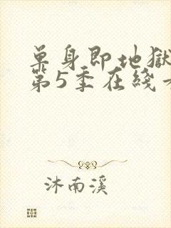 单身即地狱综艺第5季在线看