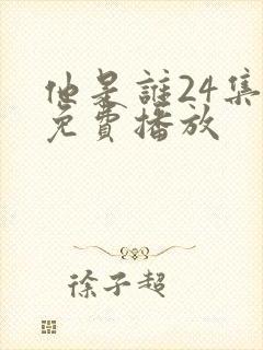 他是谁24集全免费播放