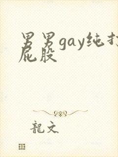男男gay纯打屁股