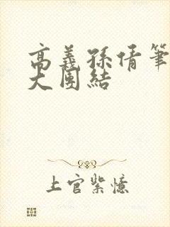 高义孙倩笔趣阁大团结封面