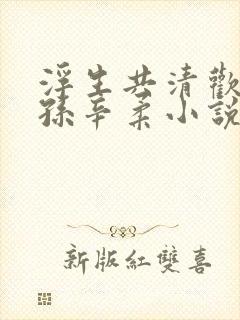 浮生共清欢宁远孙辛柔小说在线阅读封面