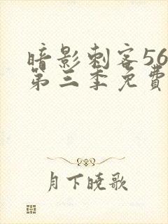 暗影刺客567第三季免费观看