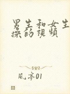 男生和女生一起操的视频