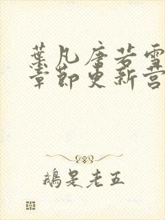 叶凡唐若雪最新章节更新营封面