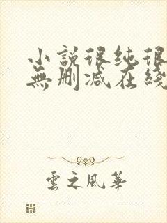 小说很纯很暧昧无删减在线阅读