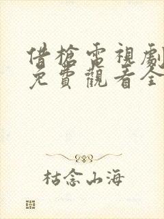 借枪电视剧高清免费观看全集