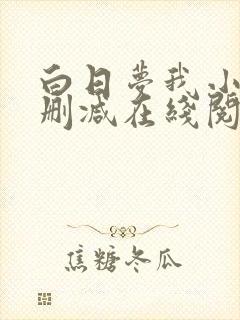 白日梦我小说无删减在线阅读