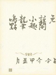 鸣龙小说免费顶点笔趣阁封面