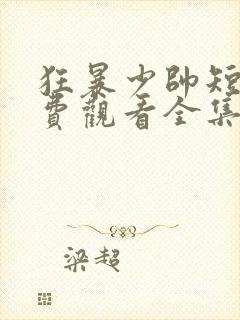 狂暴少帅短剧免费观看全集