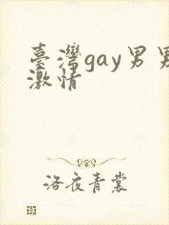 台湾gay男男激情