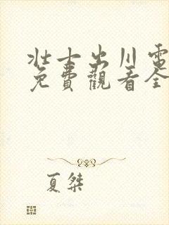 壮士出川电视剧免费观看全集40