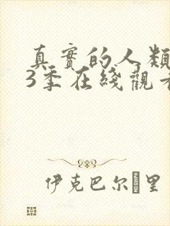 真实的人类 第3季在线观看全集免费播放