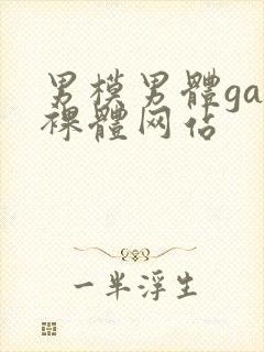 男模男体gay裸体网站封面