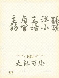 主角王洋孙雪晴的官场小说免费阅读