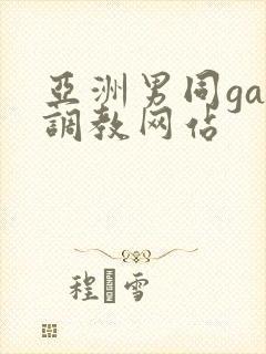 亚洲男同gay调教网站