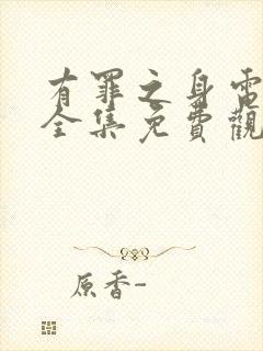 有罪之身电视剧全集免费观看高清