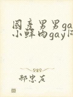 国产男男gay小鲜肉gay网站亚洲