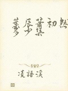 叶辰萧初然总共多少集