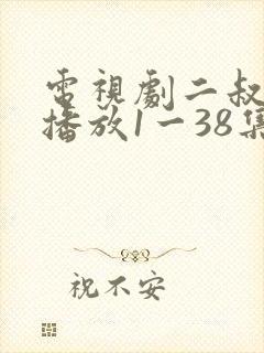 电视剧二叔全集播放1一38集