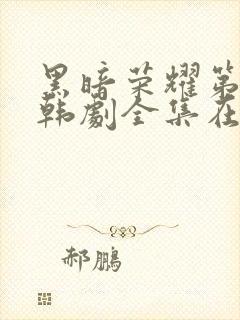 黑暗荣耀第二季韩剧全集在哪里看封面