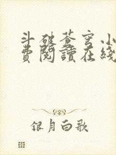 斗破苍穹小说免费阅读在线封面