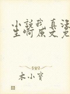 小说我真没想重生啊原文免费阅读封面