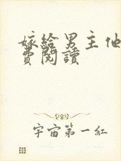 嫁给男主他爹免费阅读封面