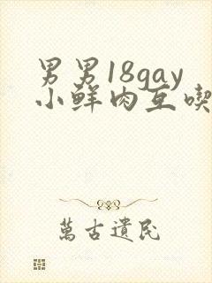 男男18gay小鲜肉互吃