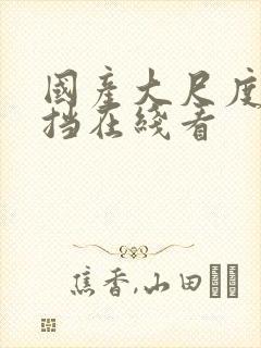 国产大尺度无遮挡在线看封面