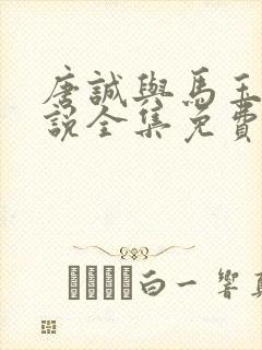 唐诚与马玉婷小说全集免费阅读