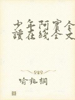 少年阿宾全文阅读在线全文阅读