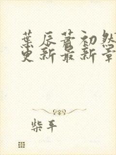 叶辰萧初然刚刚更新最新章节列表