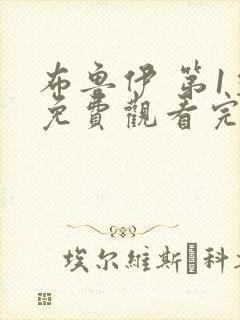 布鲁伊 第1季免费观看完整版