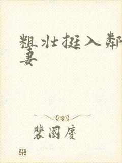 粗壮挺入邻居人妻