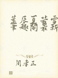 叶辰夏若雪孙怡笔趣阁最新更新内容