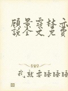 顾景霆林亦可小说全文免费阅读