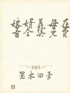 娘婿义母在线观看全集免费播放