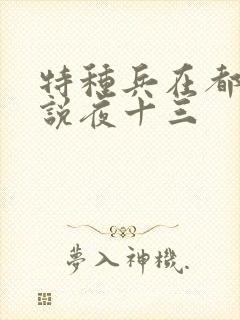 特种兵在都市小说夜十三