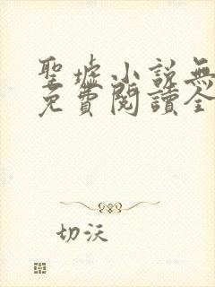 圣墟小说无弹窗免费阅读全文封面