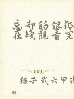 忘却的银狐动漫在线观看完整版免费