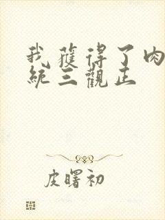 我获得了肉禽系统三观正封面