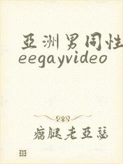 亚洲男同性freegayvideo