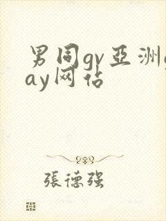 男同gv亚洲gay网站封面