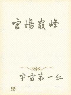 官场巅峰封面