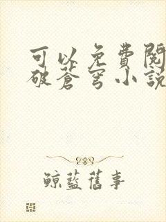 可以免费阅读斗破苍穹小说的软件